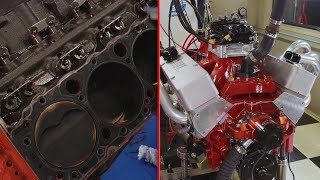 How To Teardown Rebuild amp Dyno A Small Block Chevy Engine [upl. by Annaira522]