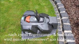 Husqvarna Automower®  Installation der Automower® 420 amp 310 [upl. by Navarro]