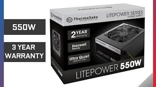 Thermaltake 550w Power Supply [upl. by Ylrebmyk]