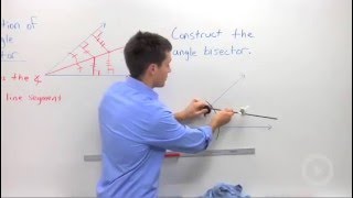 Constructing an Angle Bisector [upl. by Doe]