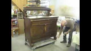 Restoring an Oak Sideboard  Thomas Johnson Antique Furniture Restoration [upl. by Im]