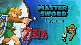 Zelda A Link to the Past  Master Sword Upgrades [upl. by Sucirdor]