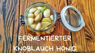 Fermentierter Knoblauch Honig  Fermentieren Einlegen amp Pickeln [upl. by Alguire337]