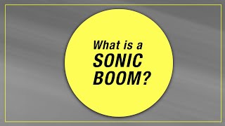 What is a sonic boom [upl. by Yerhcaz]