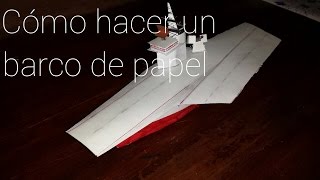 COMO HACER UN BARCO DE PAPEL FACIL [upl. by Aratal544]