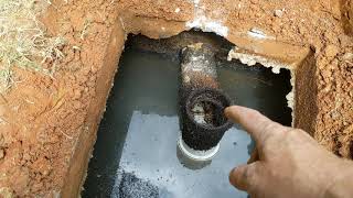 Doing a septic system inspection [upl. by Brannon]