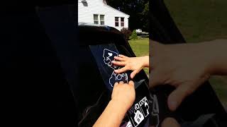 How To Apply Vinyl Decal to Car Window [upl. by Bell864]