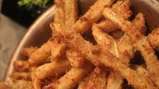 Celeriac Straws Celery Root Oven Fries [upl. by Hortensa558]