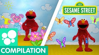 Sesame Street Play Outdoors with Elmo  Elmos World Compilation [upl. by Yedsnil]