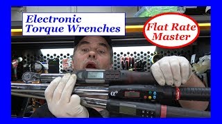 Electronic Torque Wrenches Snap On Mac and Matco [upl. by Annoit]