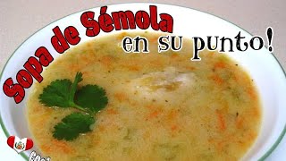 Receta Sopa De Semola En Su Punto Y Deliciosa [upl. by Nate]