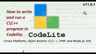 How To Write C \ C Code in Codelite Editor [upl. by Neeneg]