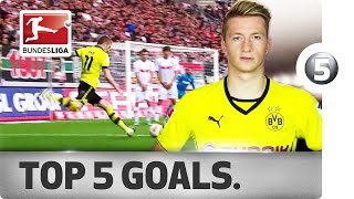 Marco Reus  Top 5 Goals [upl. by Katheryn]