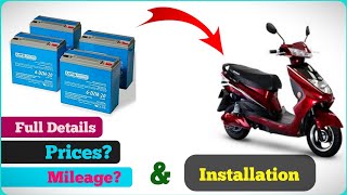 Electric Scooter battery price life mileage amp replacement full details [upl. by Dworman]