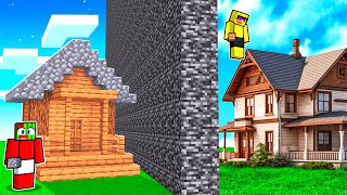 REALISTIC House Build Battle In Minecraft [upl. by Kiri]