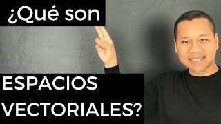 ¿Qué son ESPACIOS VECTORIALES [upl. by Takakura]