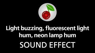 🎧 Light buzzing fluorescent light hum neon lamp hum LOOPED SOUND EFFECT [upl. by Trilly]