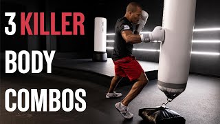 3 BODY SHOT COMBOS YOU NEED TO TRY  Boxing Training [upl. by Fagaly]