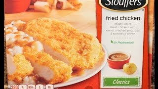 Stouffers Fried Chicken Food Review [upl. by Arahsat170]