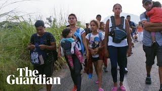 On the road with the migrant caravan [upl. by Hourigan399]