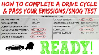 How To Complete A Drive Cycle amp Pass Emissions amp Smog Test Life Hack [upl. by Yram288]