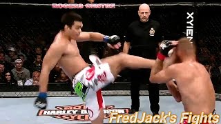 Lyoto Machida vs Randy Couture Highlights Karate Kids Crane Kick KO lyotomachida mma ufc ko [upl. by Patrice71]