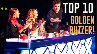 10 BEST GOLDEN BUZZERS EVER ON BRITAINS GOT TALENT [upl. by Retla787]