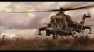 MI24 Hind Russian Attack in Afghanistan [upl. by Hourihan]