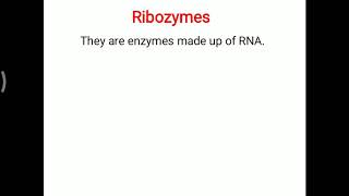 Ribozymes [upl. by Scammon]