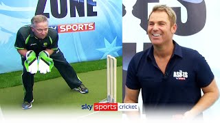 Ian Healy Wicket Keeping Mastersclass with Shane Warne bowling 🏏 Part 1 [upl. by Zetrom]