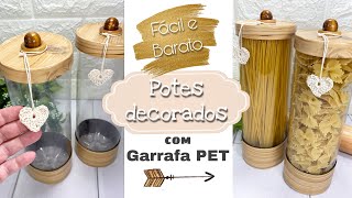 Potes organizadores com Garrafas PET [upl. by Laitselec550]