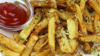 Garlic Parmesan Fries Recipe  CaribbeanPot com [upl. by Marice]