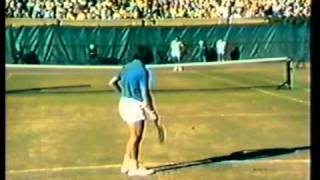 Ilie Nastase and Arthur Ashe [upl. by Eileme]