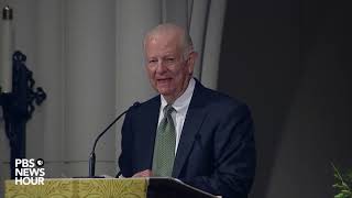 WATCH James Baker delivers eulogy at George HW Bushs funeral [upl. by Liba]