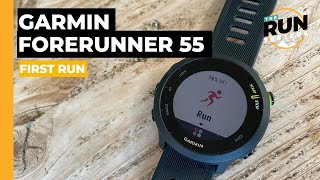 Garmin Forerunner 55 First Run Review The best budget running watch [upl. by Ahsetra661]