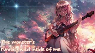 Nightcore  Faded Rock Version  Lyrics [upl. by Nillek]