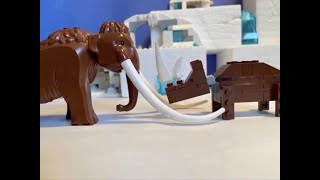 LEGO Woolly Mammoth vs Woolly Rhino [upl. by Ardnwahsal735]