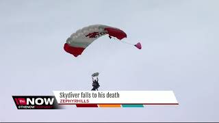 Skydiver falls to his death [upl. by Sasnak]