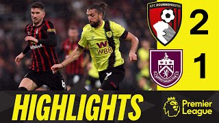 Clarets Defeated By Cherries  HIGHLIGHTS  Bournemouth 21 Burnley [upl. by Fitz296]