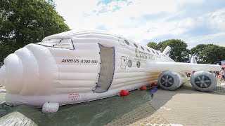 Worlds First Inflatable A380  Emirates Airline [upl. by Illene]