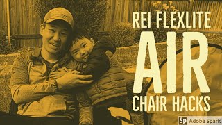 REI Flexlite Air Chair Hacks [upl. by Aitercul]