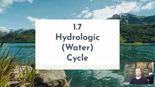 APES Notes 17  Hydrologic Water Cycle [upl. by Dumanian]