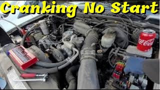 chevy s10 gmc sonoma 43L cranking no start [upl. by Llebyram]