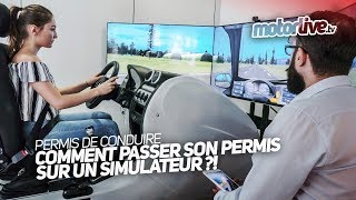 Comment passer son permis sur un simulateur   REPORTAGE 12 [upl. by Neelhtac]