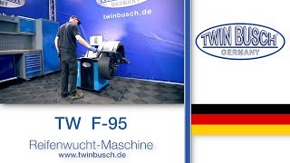 TW F95  ReifenwuchtMaschine von TWIN BUSCH® [upl. by Harrell]