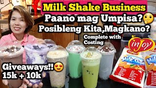 Gaano ka Hassle Free ang Milk Shake ni Injoy Philippines  Giveaways Complete with Costing [upl. by Heindrick]