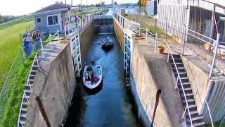 Cheboygan Locks Michigan Inland Waterway [upl. by Amargo]