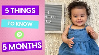 Must Know Facts About Your 5 Month Old  Developmental Milestones [upl. by Zetram]