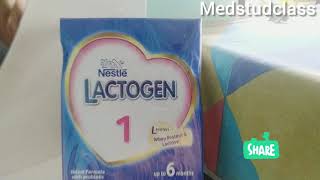 Lactogen 1 formula milk for baby WHY ITS ADVISED [upl. by Aenitsirhc]