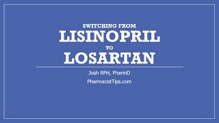 switching from lisinopril to losartan [upl. by Nadnal482]